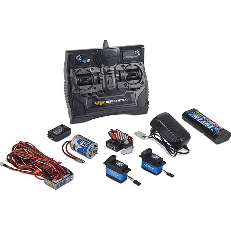 CARSON R/C Reflex Truck Starter Set incl radio, battery lights motor