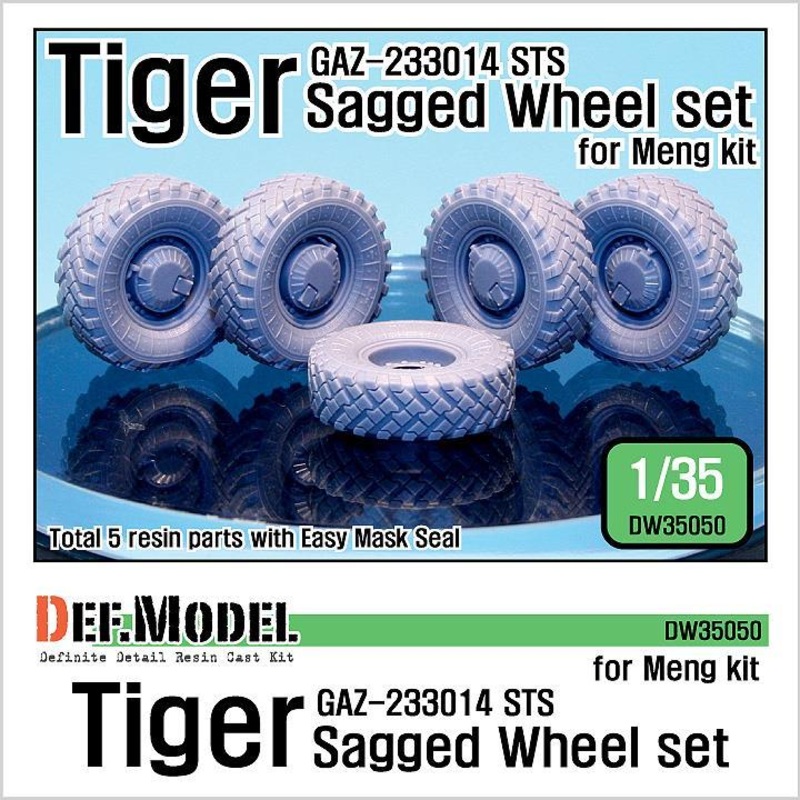 GAZ-233014 STS Tiger Sagged Wheel set (for Meng 1/35)