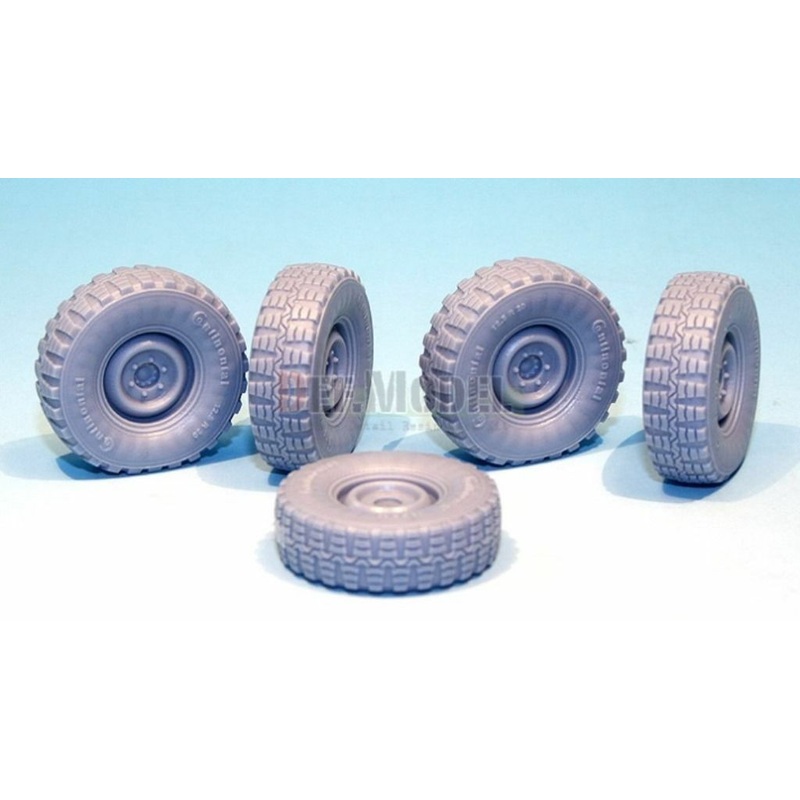 German UNIMOG Lkw 2t Sagged Wheel set (for Revell 1/35)