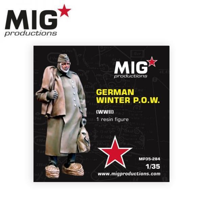 GERMAN WINTER POW 1/35 scale resin model kit