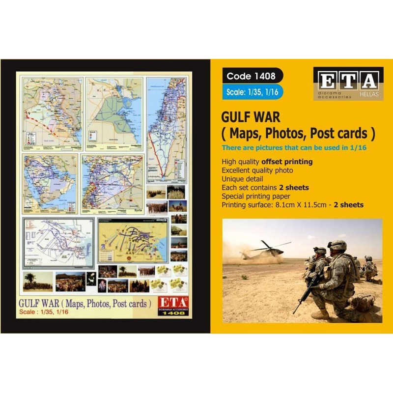 GULFWAR Suit scales 1/35, 1/16