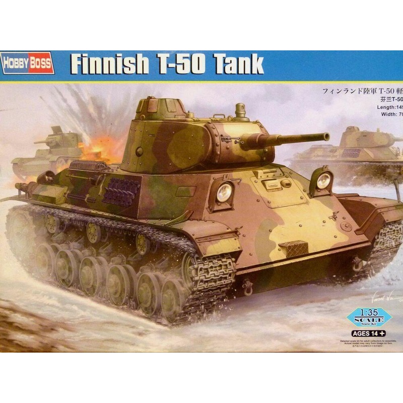 Hobbyboss 1:35 – Finnish T-50 Tank