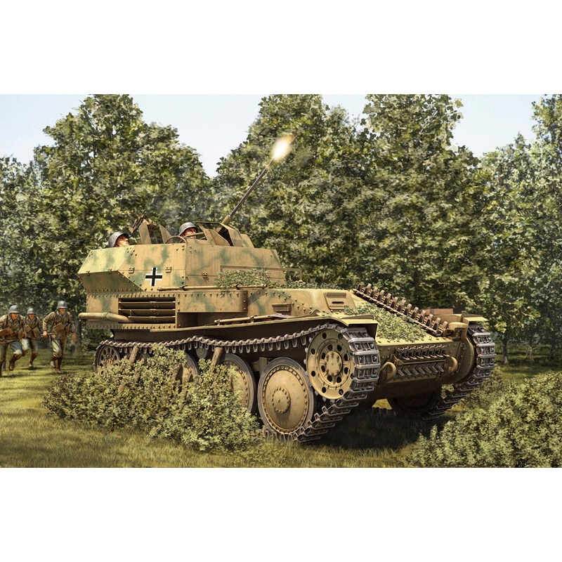 Hobbyboss 1:35 – German 2cm Flak 38 Pz.Kpfw .38 (t)