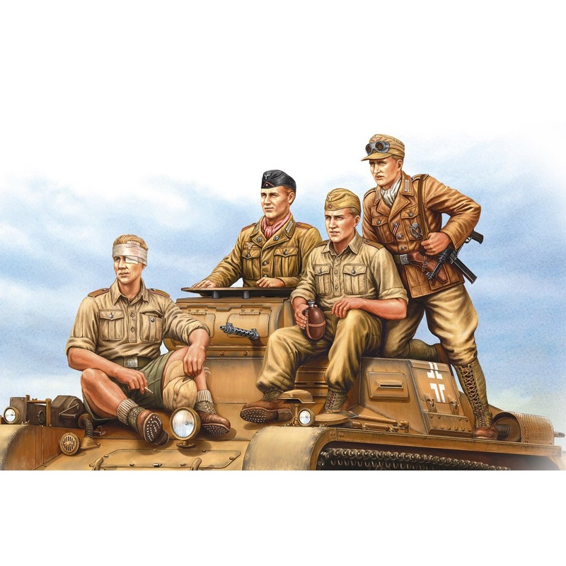 Hobbyboss 1:35 – German Tropical Panzer Crew