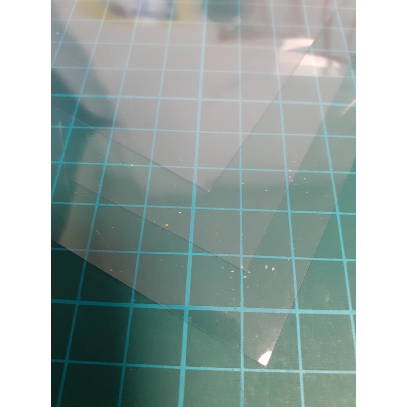 A4 Sheet Plasticard 20/000 CLEAR Terrain & Scenery 0.5mm