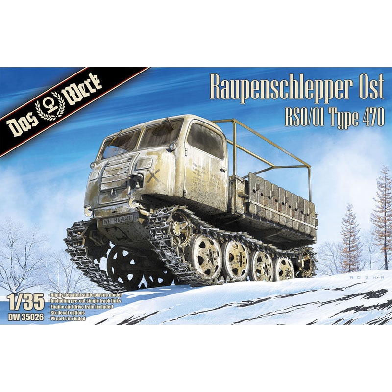 Das Werk -1/35 WW2 German Raupenschlepper Ost RSO/01 Type 470