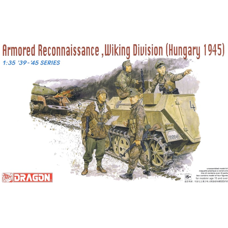 Dragon 1/35 scale WW2 GERMAN ARMOURED REC. DIVISON WIKING