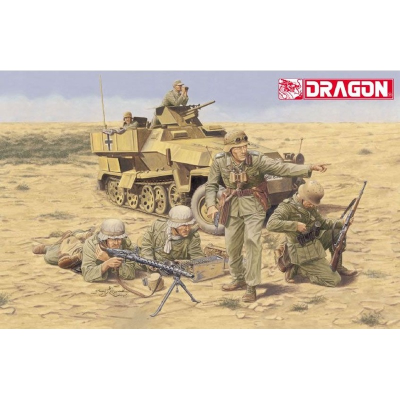 Dragon 1/35 scale WW2 GERMAN DAK AFRIKA KORPS INFANTRY #2