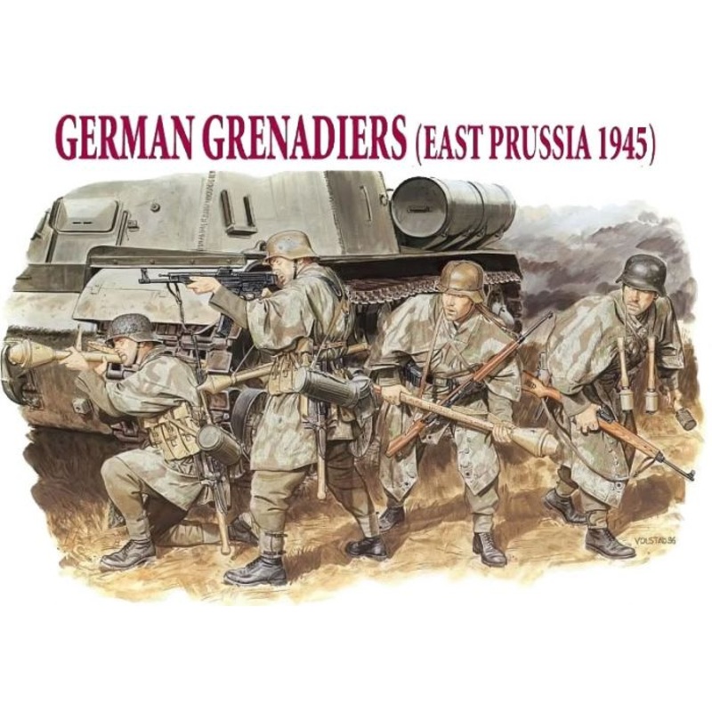 Dragon 1/35 scale WW2 GERMAN GRENADIERS (EAST PRUSSIA’45)