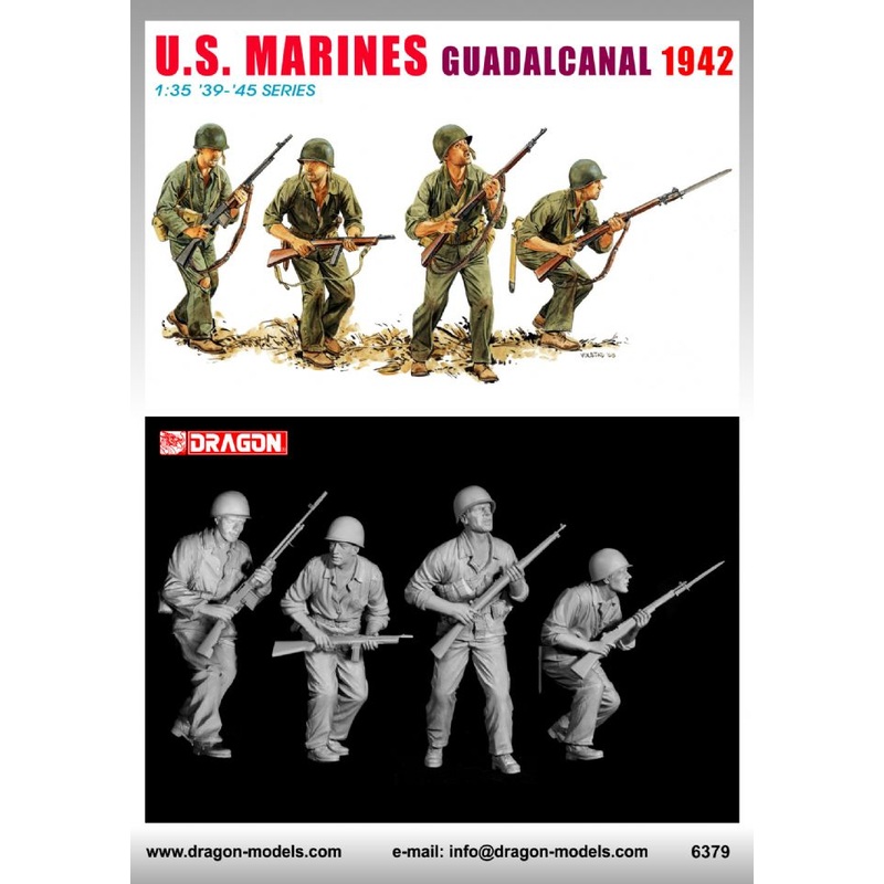 Dragon 1/35 scale WW2 US MARINES GUADACANAL 1942