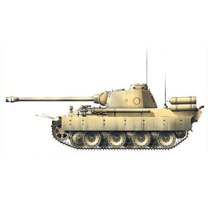 Dragon 1/35 WW2 German 1/35 Panther D w/Stadtgas Fuel Tanks