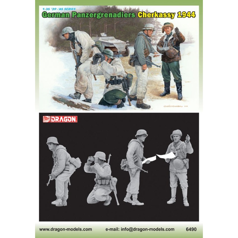 Dragon 1/35 WW2 German Panzergrenadiers, Cherkassy 1944