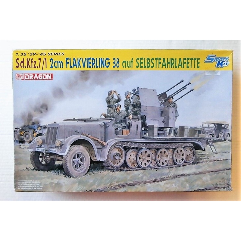 Dragon 1/35 WW2 German Sd.Kfz.7/1 2cm Flakvierling 38 auf Selbstfahrlafette