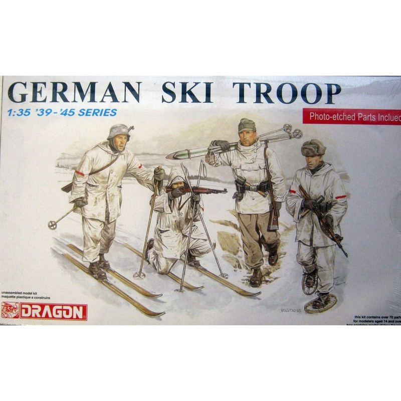 Dragon 1/35 WW2 German Ski Troop figure set