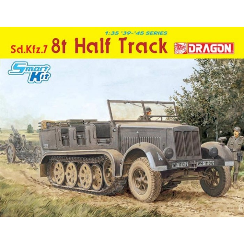 Dragon WW2 German 1/35 Sd.Kfz.7 8t Half-Track Initial Production