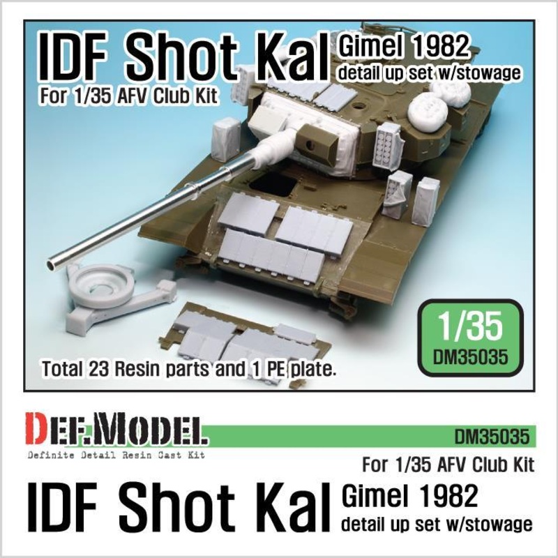 IDF Shot Kal Gimel 1982 Basic set w/ stowage (for AFV Club 1/35)