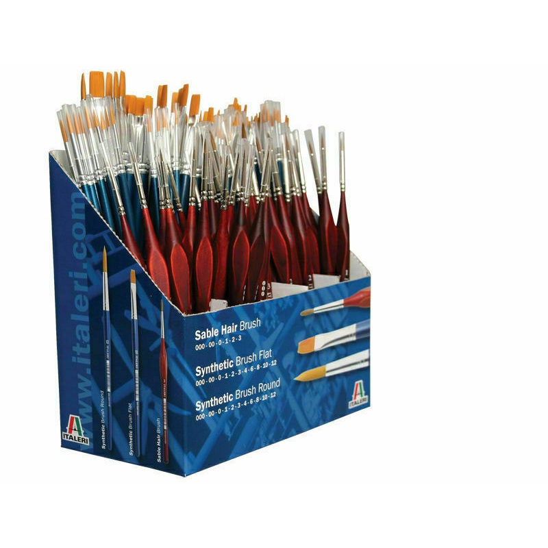 Italeri Paint Brushes for Model Making – Available in Several Sizes and Styles