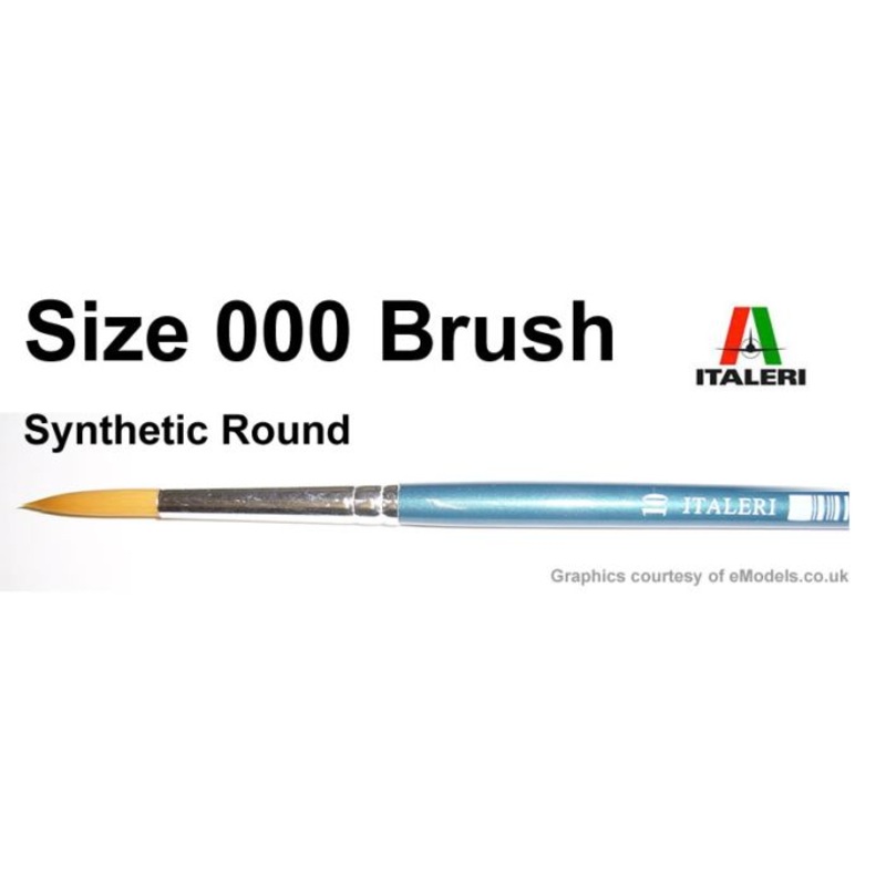 ITALERI TOOLS – 000 BRUSH S.ROUND