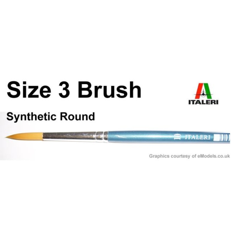 ITALERI TOOLS – 3 BRUSH S.ROUND