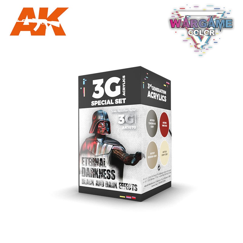 AK Interactive – WARGAME COLOR SET. ETERNAL DARKNESS