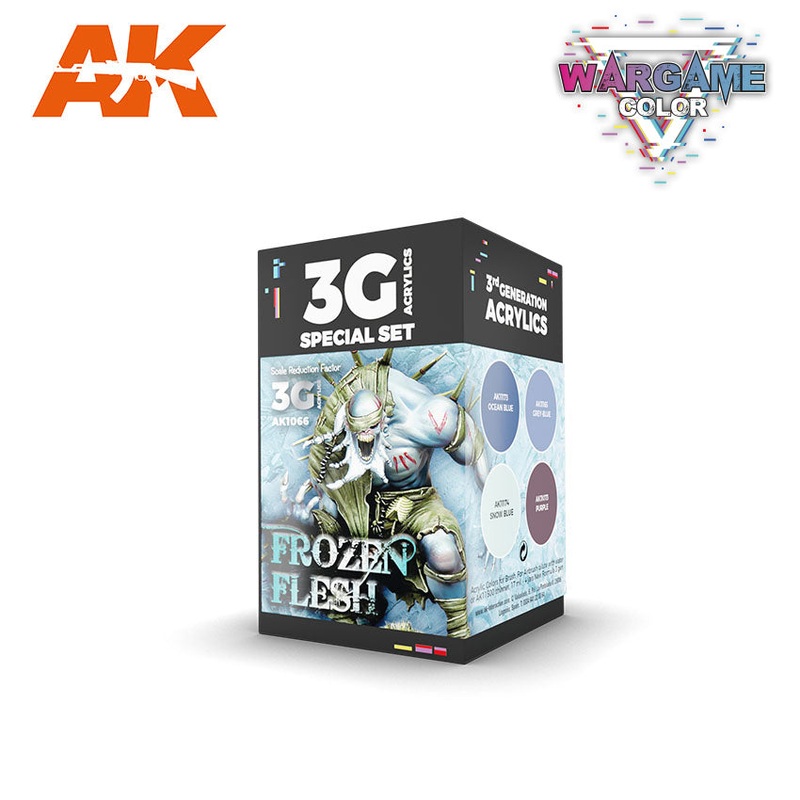 AK Interactive – WARGAME COLOR SET. FROZEN FLESH