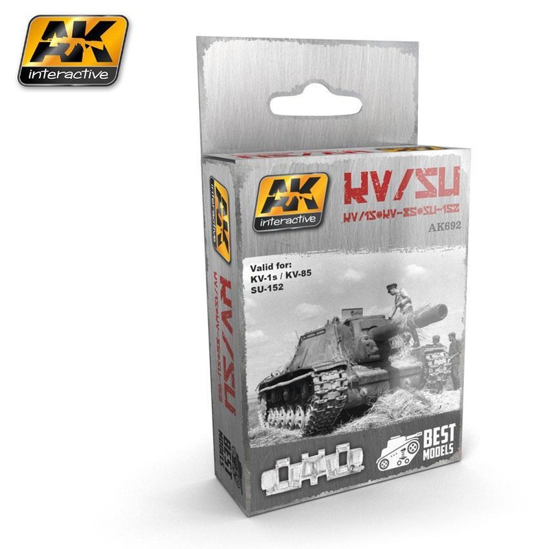 KV-1S / KV-85 / SU-152 WHITE METAL TRACKS