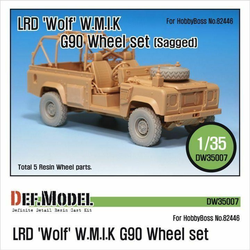 LRD XD Wolf ‘W.M.I.K’ G90 Sagged Wheel set (for Hobbyboss 1/35)
