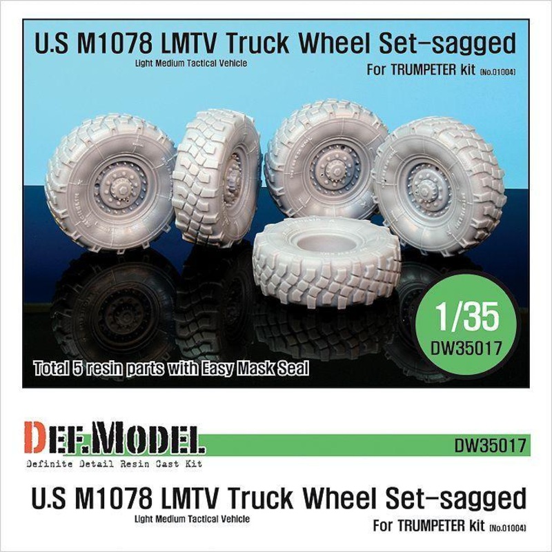 M1078 LMTV Truck Sagged Wheel set (for Trumpeter 1/35)