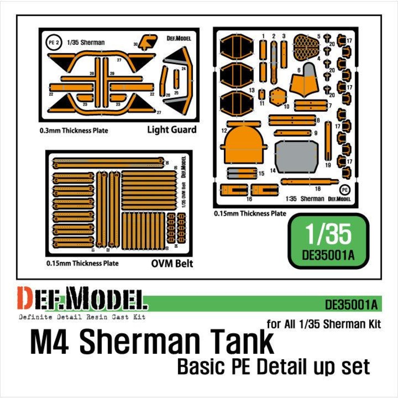 M4 Sherman PE detail up set