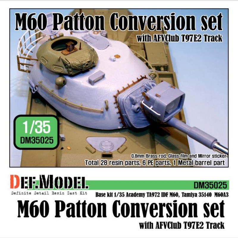 M60 Patton Conv. set with AFV Club T92E2 Track (for 1/35 M60A1/3)