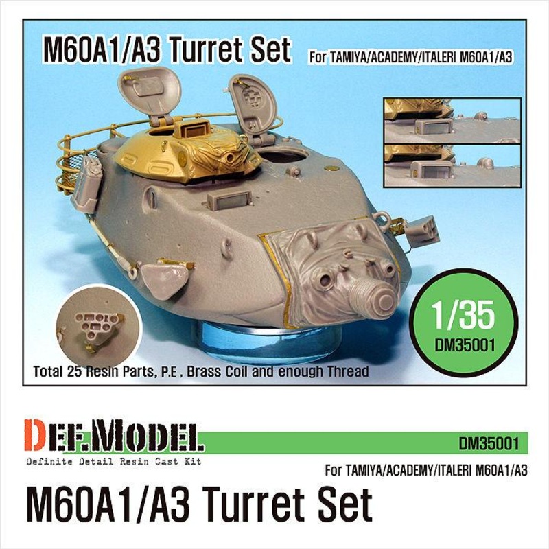 M60A1/A3 Turret set (for Tamiya/Academy/Italeri 1/35)