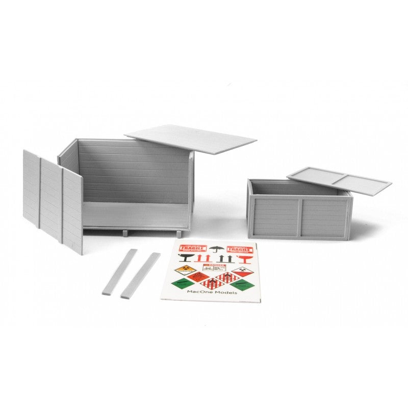 MacOne 1/35 scale resin model kit Large wooden boxes