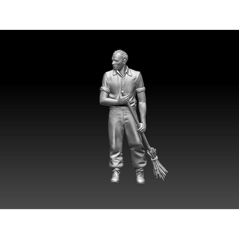 Homefront 1/35 scale 1940’s era man sweeping
