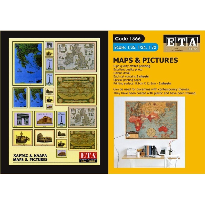 MAPS PICTURES Suit scales 1:72, 1:35, 1:16