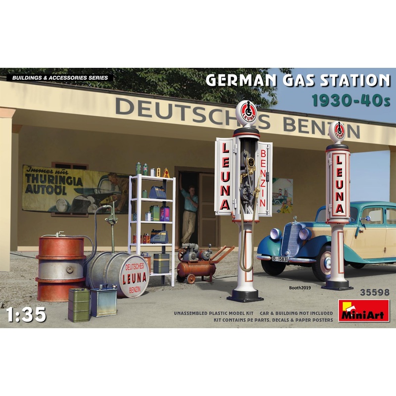 Miniart 1:35 – German Gas Station 1930-40’s