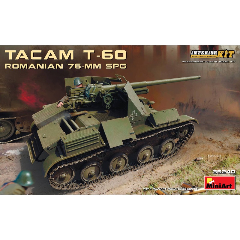 Miniart 1:35 – Romanian 76mm SPG Tacam T-60 Interior Kit