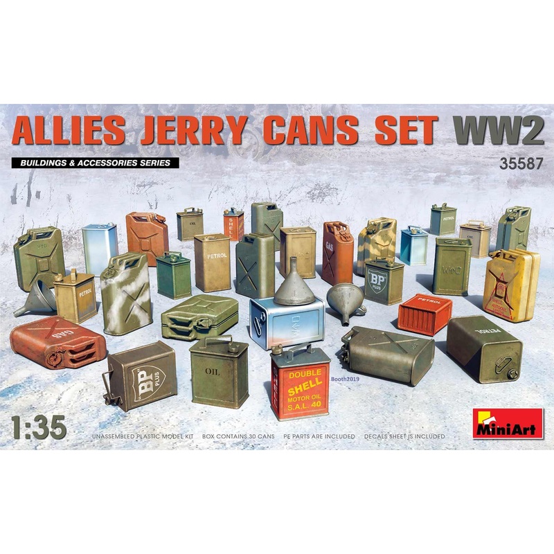 Miniart 1/35 scale ALLIES JERRY CANS SET WW2