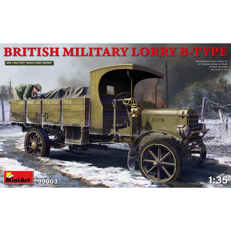 Miniart 1/35 scale BRITISH MILITARY LORRY B-TYPE