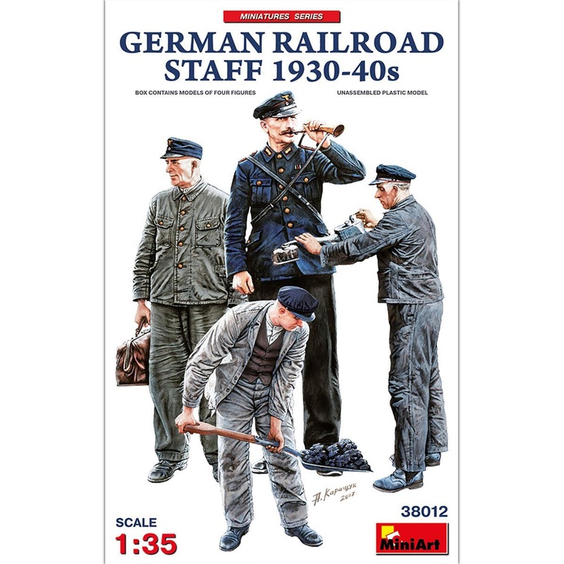 Miniart 1/35 scale GERMAN RAILROAD STAFF 1930-40s