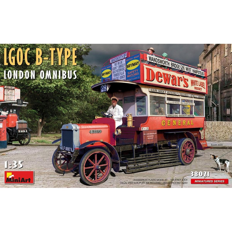 Miniart 1/35 scale LGOC B-TYPE LONDON OMNIBUS