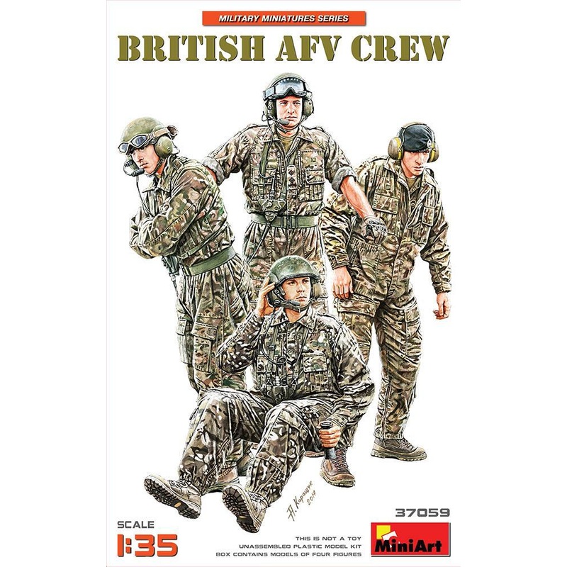 Miniart 1/35 scale Modern BRITISH AFV CREW