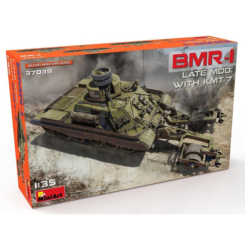 Miniart 1/35 scale resin model kit – BMR-1 Late Mod with KMT-