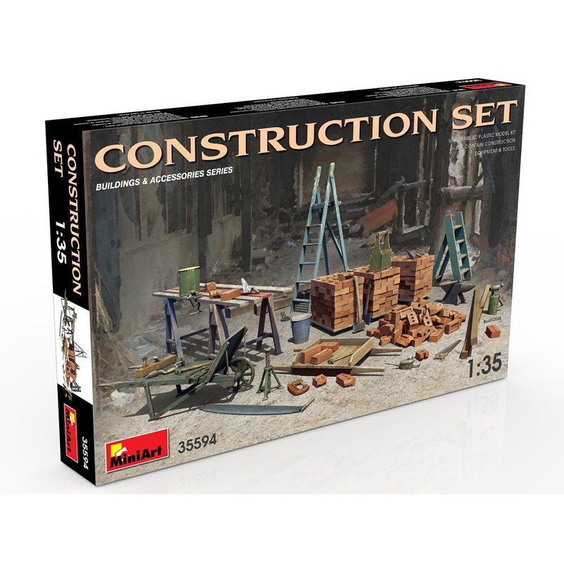 Miniart 1/35 scale resin model kit – Construction Set