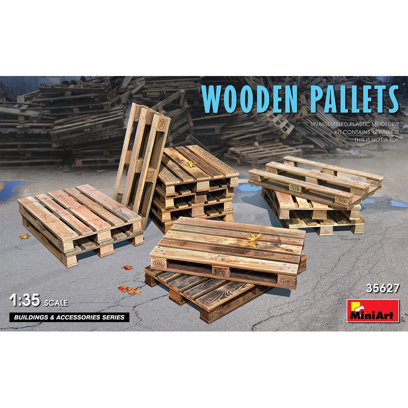 Miniart 1/35 scale WOODEN PALLETS