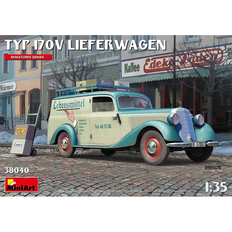 Miniart 1/35 scale WW2 1940’s era TYP 170V LIEFERWAGEN