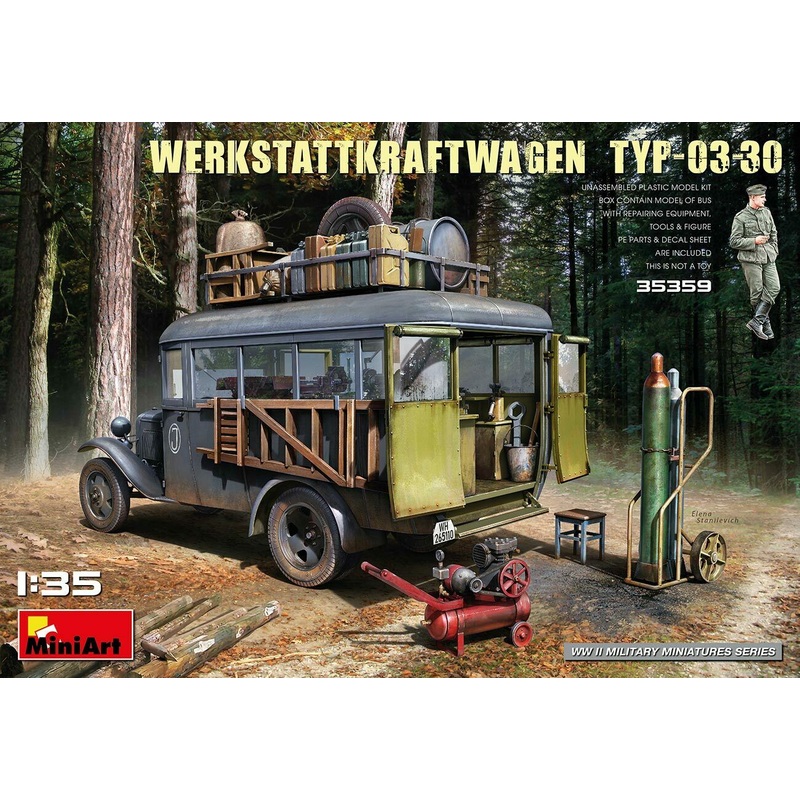 Miniart 1/35 scale WW2 German WERKSTATTKRAFTWAGEN TYP-03-30