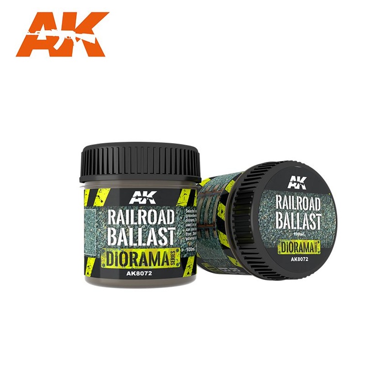 AK Interactive RAILROAD BALLAST 100ml pot