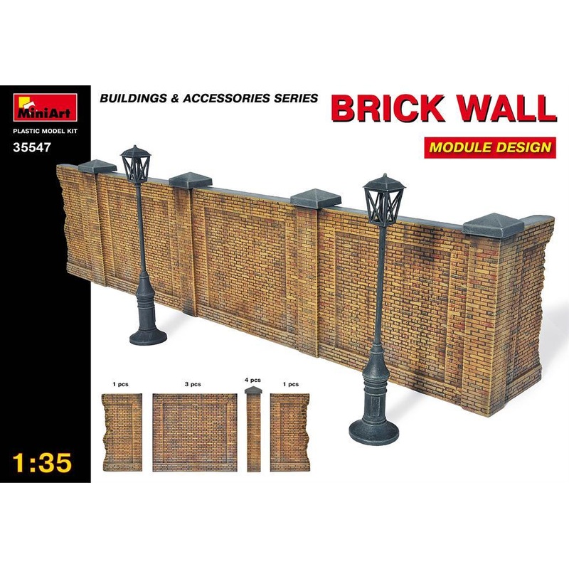 Miniart 1:35 Brick Wall