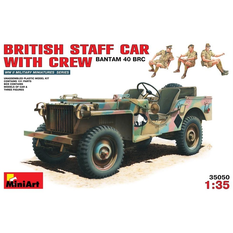 Miniart 1:35 British Bantam 40 BRC w/ Crew