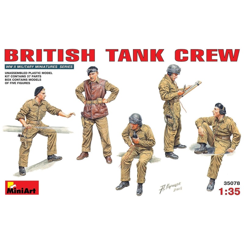 Miniart 1:35 British Tank Crew (NW Europe)